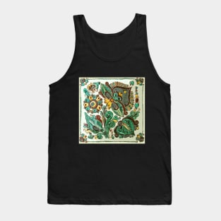 Ukraine folk flowers disigne Tank Top